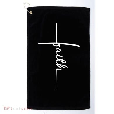 Faith Cross Symbol Golf Towel