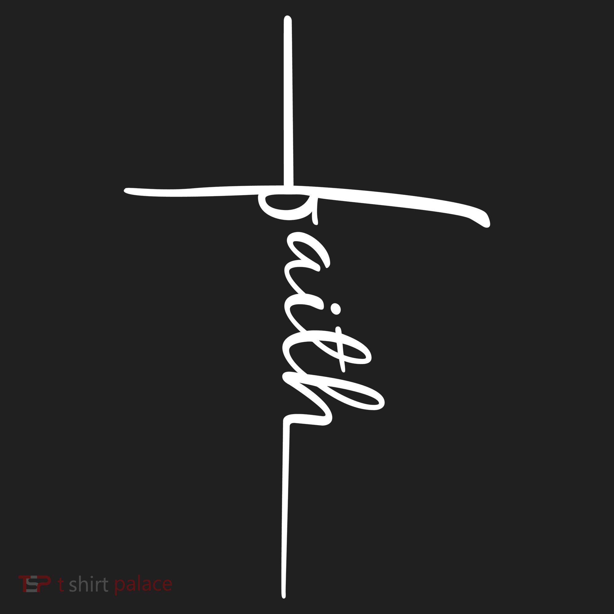 Faith Cross Symbol Plastic Christmas Ball Ornament