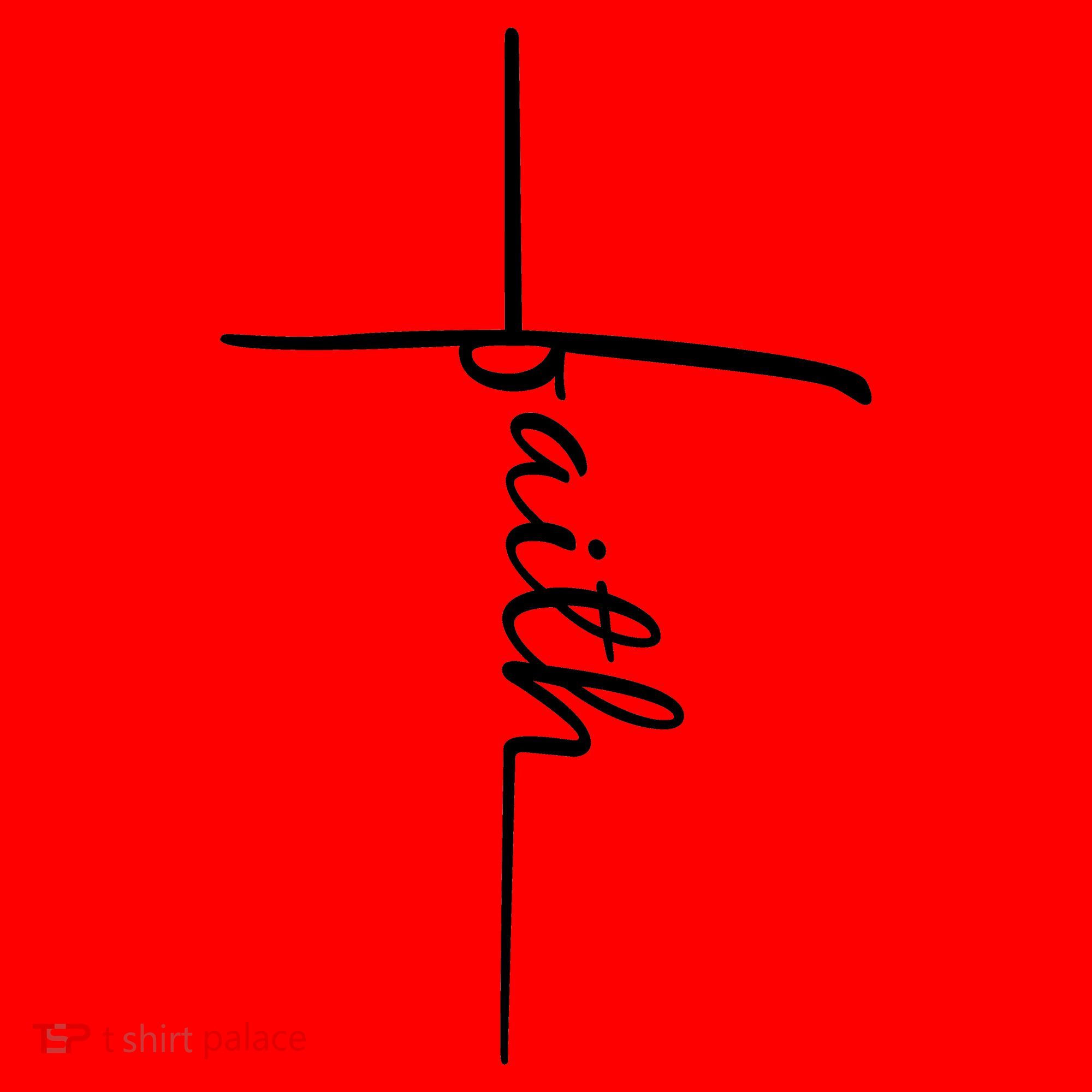 Faith Cross Symbol Santa Hat