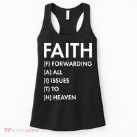 Faith Forwarding All Issues To Heaven Women's Tank Top thumb 0