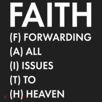 Faith Forwarding All Issues To Heaven Hat thumb 2