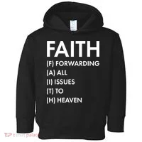 Faith Forwarding All Issues To Heaven Toddler Hoodie thumb 0