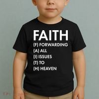 Faith Forwarding All Issues To Heaven Toddler T-Shirt thumb 2