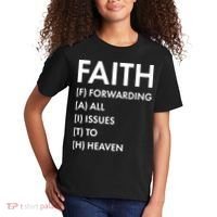 Faith Forwarding All Issues To Heaven Kids T-Shirt thumb 2