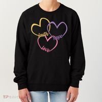 Faith Hope & Love Hearts Women's Sweatshirt thumb 0