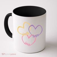 Faith Hope & Love Hearts Coffee Mug thumb 0