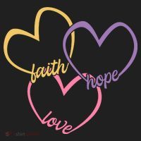 Faith Hope & Love Hearts Beanie thumb 2