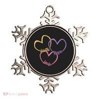 Faith Hope & Love Hearts Ornament thumb 0