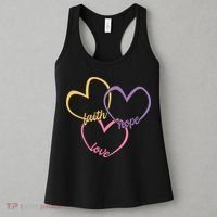 Faith Hope & Love Hearts Women's Tank Top thumb 3