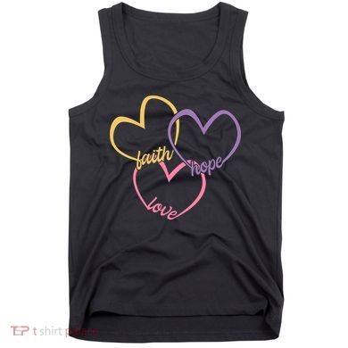 Faith Hope & Love Hearts Tank Top