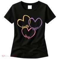 Faith Hope & Love Hearts Women's T-Shirt thumb 0