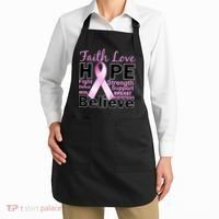 Faith Hope Breast Cancer Awareness Apron thumb 2