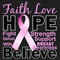 Faith Hope Breast Cancer Awareness Beanie thumb 2