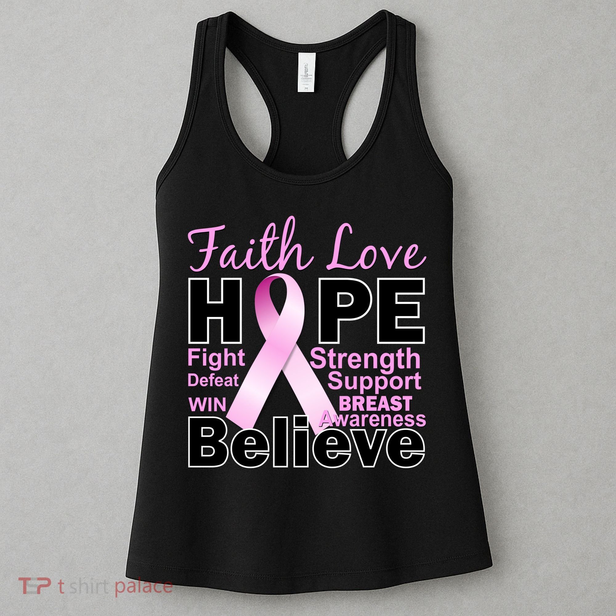 Faith Hope Breast Cancer Awareness Women's Tank Top