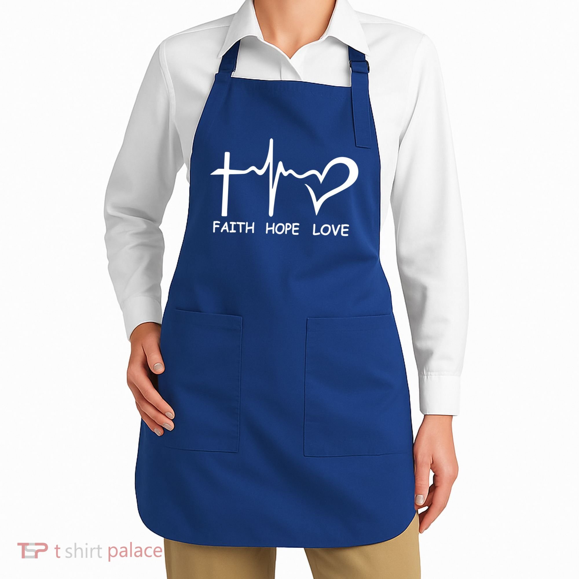 Faith Hope Love Apron