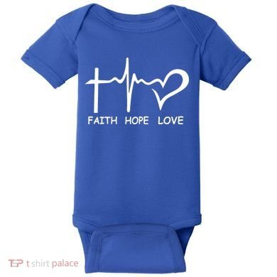 Faith Hope Love Baby Bodysuit