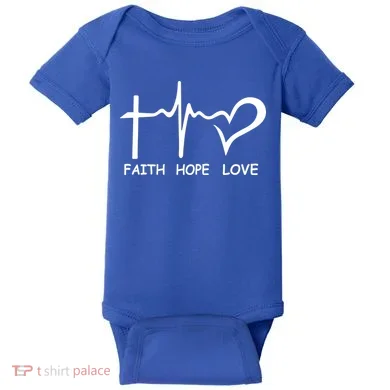 Faith Hope Love Baby Bodysuit
