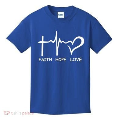 Faith Hope Love Kids T-Shirt