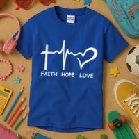 Faith Hope Love Kids T-Shirt thumb 3