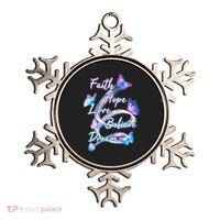 Faith Hope Love Believe Dream - Butterflies Ornament thumb 0