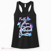 Faith Hope Love Believe Dream - Butterflies Women's Tank Top thumb 0