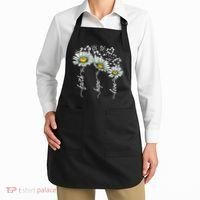 Faith Hope Love Butterflies Daisies Religious Apron thumb 2