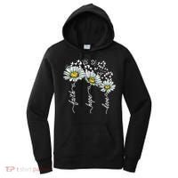 Faith Hope Love Butterflies Daisies Religious Women's Hoodie thumb 0