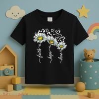 Faith Hope Love Butterflies Daisies Religious Toddler T-Shirt thumb 3