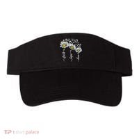 Faith Hope Love Butterflies Daisies Religious Visor thumb 0