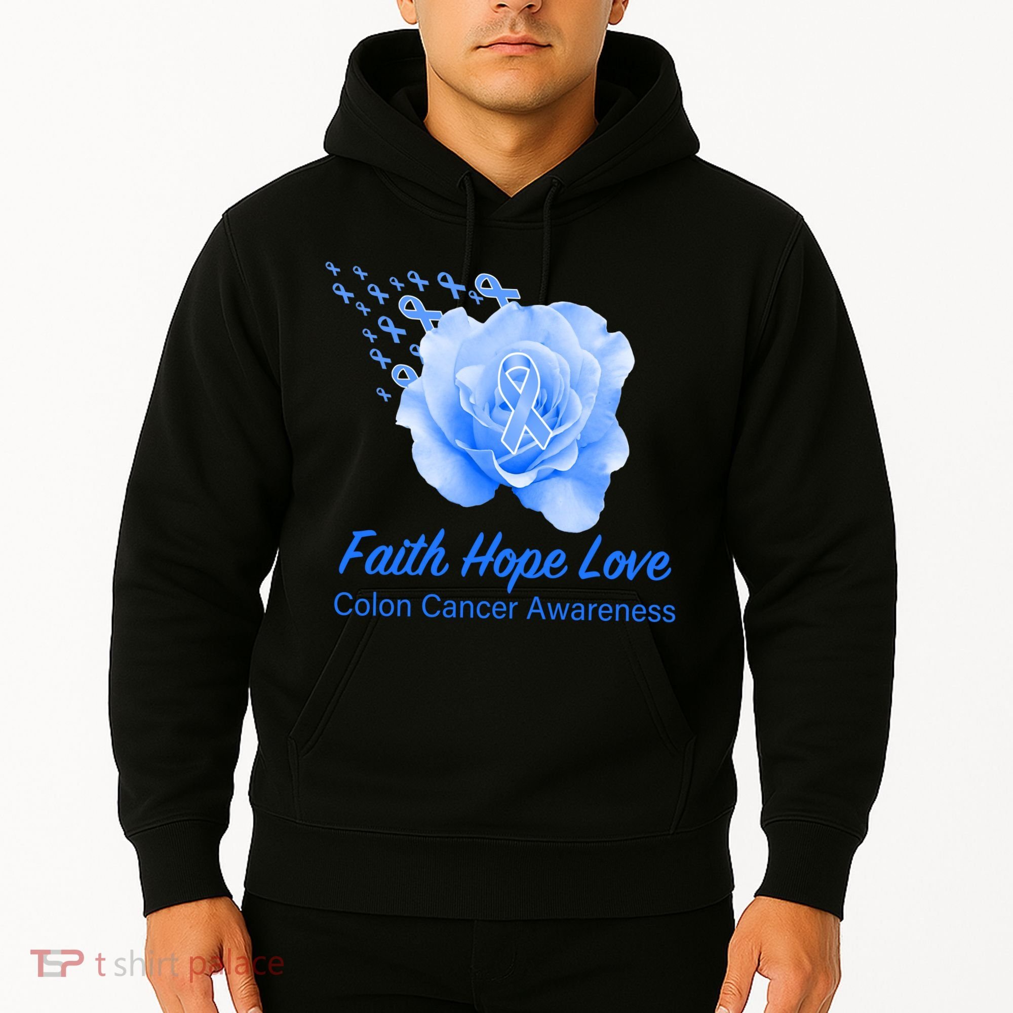 Faith Hope Love Colon Cancer Awareness Hoodie