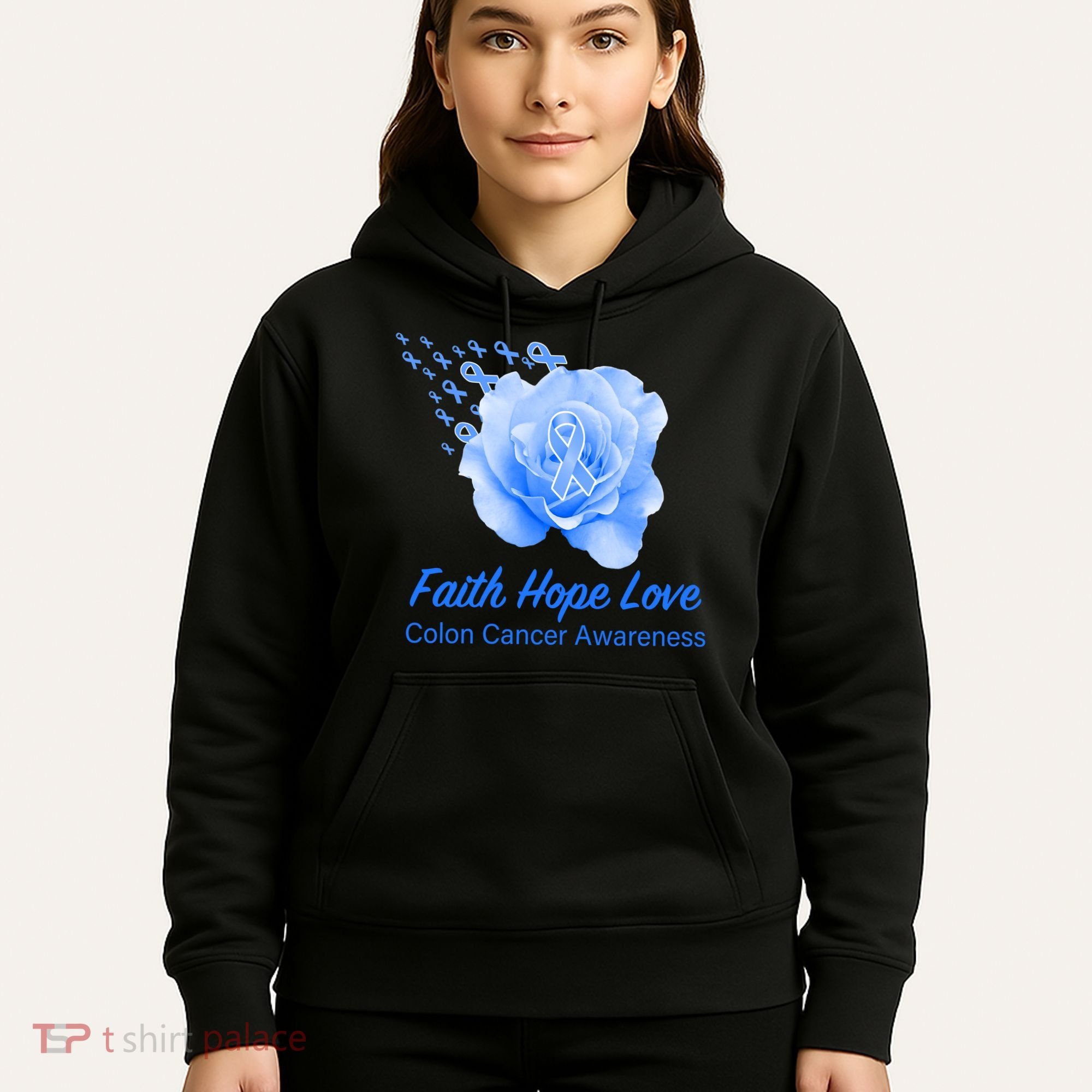 Faith Hope Love Colon Cancer Awareness Hoodie