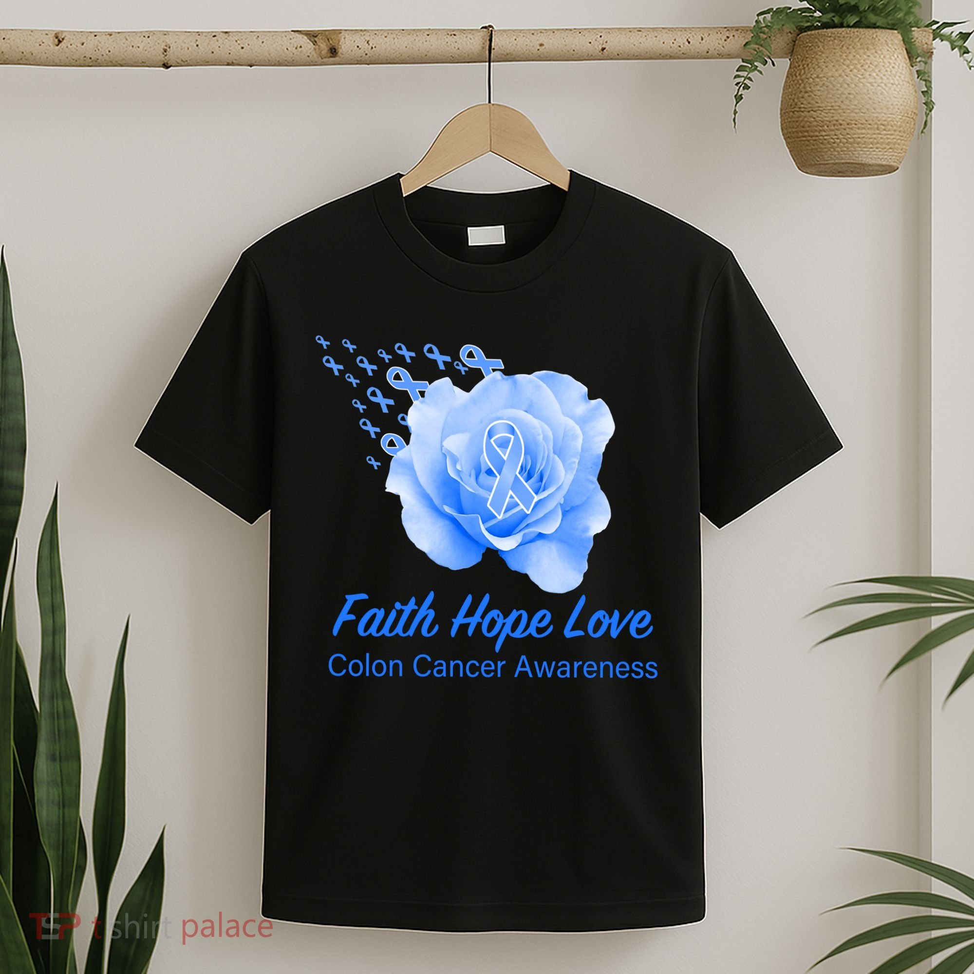 Faith Hope Love Colon Cancer Awareness T-Shirt