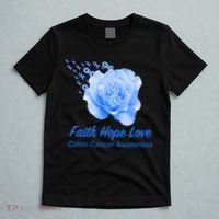 Faith Hope Love Colon Cancer Awareness T-Shirt thumb 5