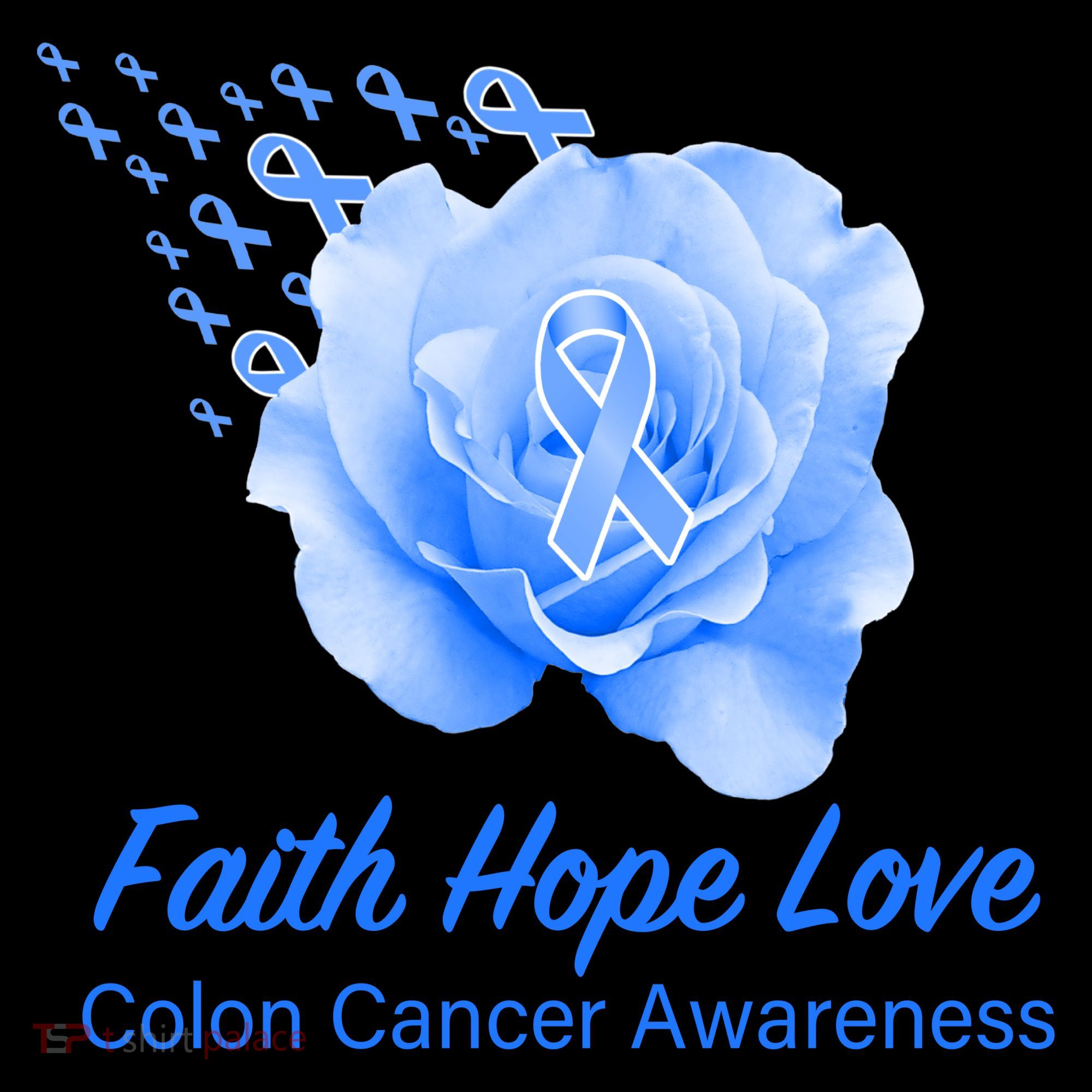 Faith Hope Love Colon Cancer Awareness Coffee Mug