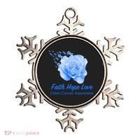 Faith Hope Love Colon Cancer Awareness Ornament thumb 0