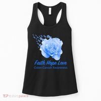 Faith Hope Love Colon Cancer Awareness Women's Tank Top thumb 0