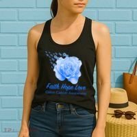 Faith Hope Love Colon Cancer Awareness Women's Tank Top thumb 2