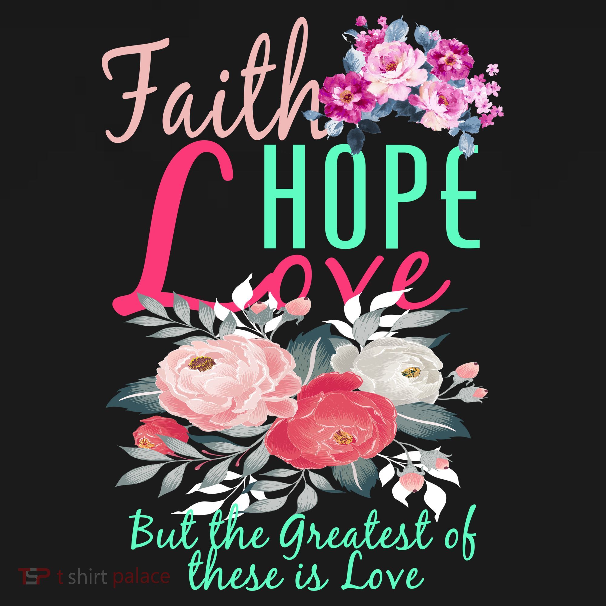 Faith Hope Love Greatest Of Them All Is Love Women's Hoodie