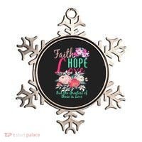 Faith Hope Love Greatest Of Them All Is Love Ornament thumb 0