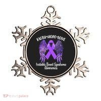Faith Hope Love Irritable Bowel Syndrome Galaxy Angel Wings Ornament thumb 0