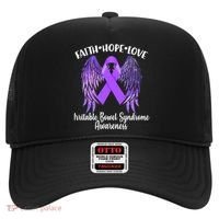 Faith Hope Love Irritable Bowel Syndrome Galaxy Angel Wings Hat thumb 0