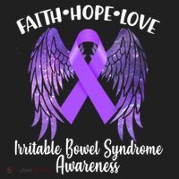 Faith Hope Love Irritable Bowel Syndrome Galaxy Angel Wings Hat thumb 2