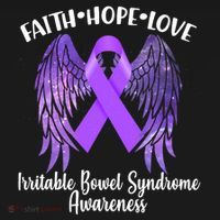 Faith Hope Love Irritable Bowel Syndrome Galaxy Angel Wings Toddler Hoodie thumb 2