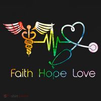 Faith Hope Love Nurse Backpack thumb 2