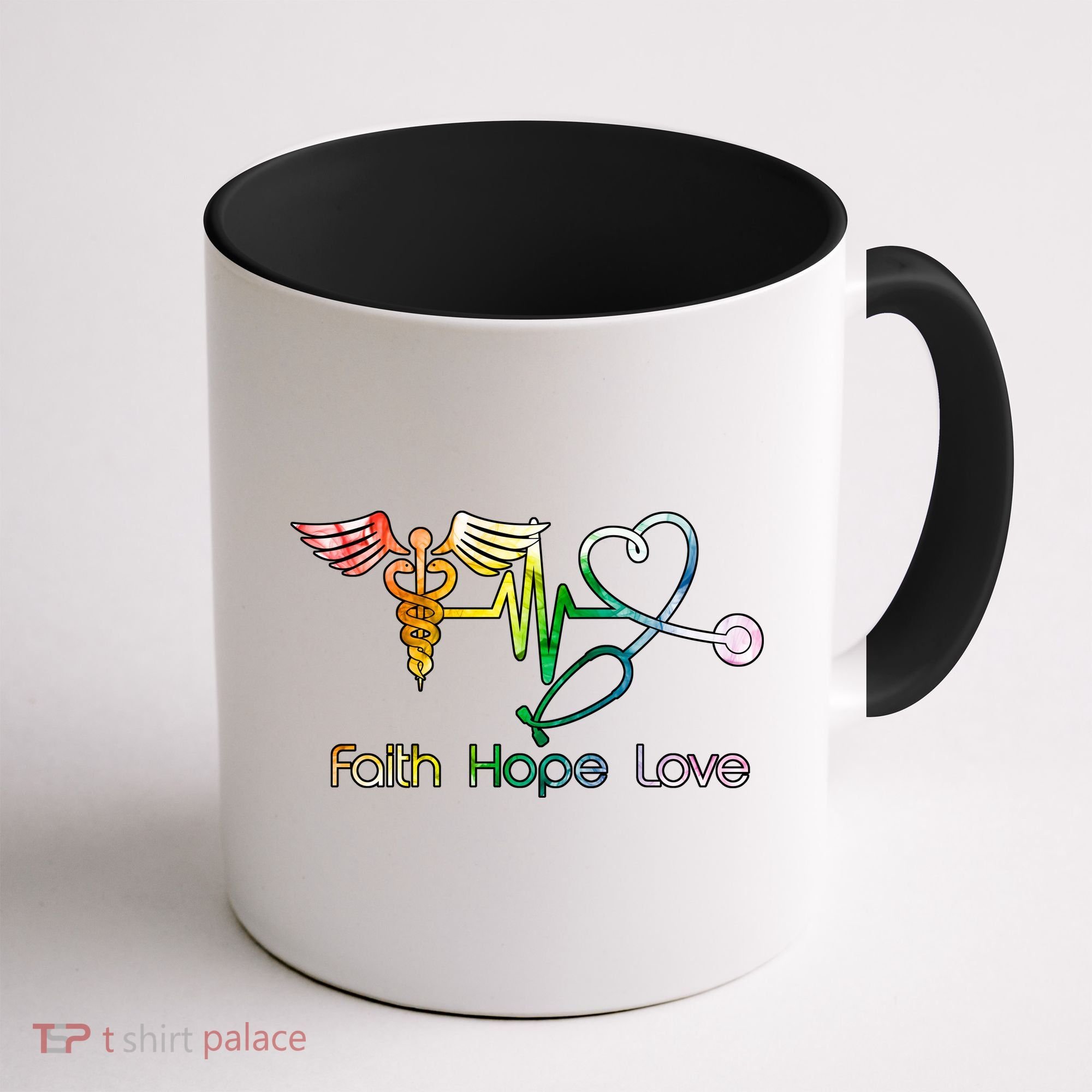 Faith Hope Love Nurse Coffee Mug