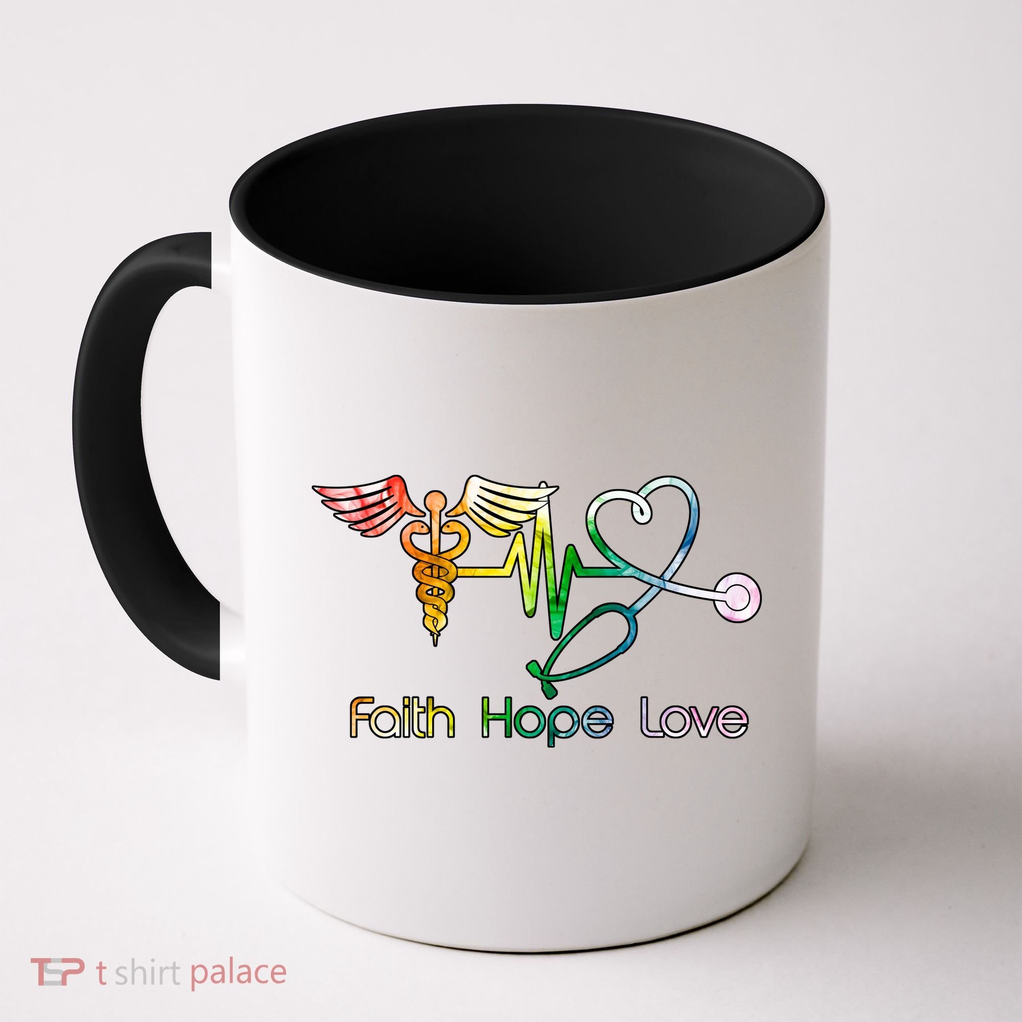 Faith Hope Love Nurse Coffee Mug