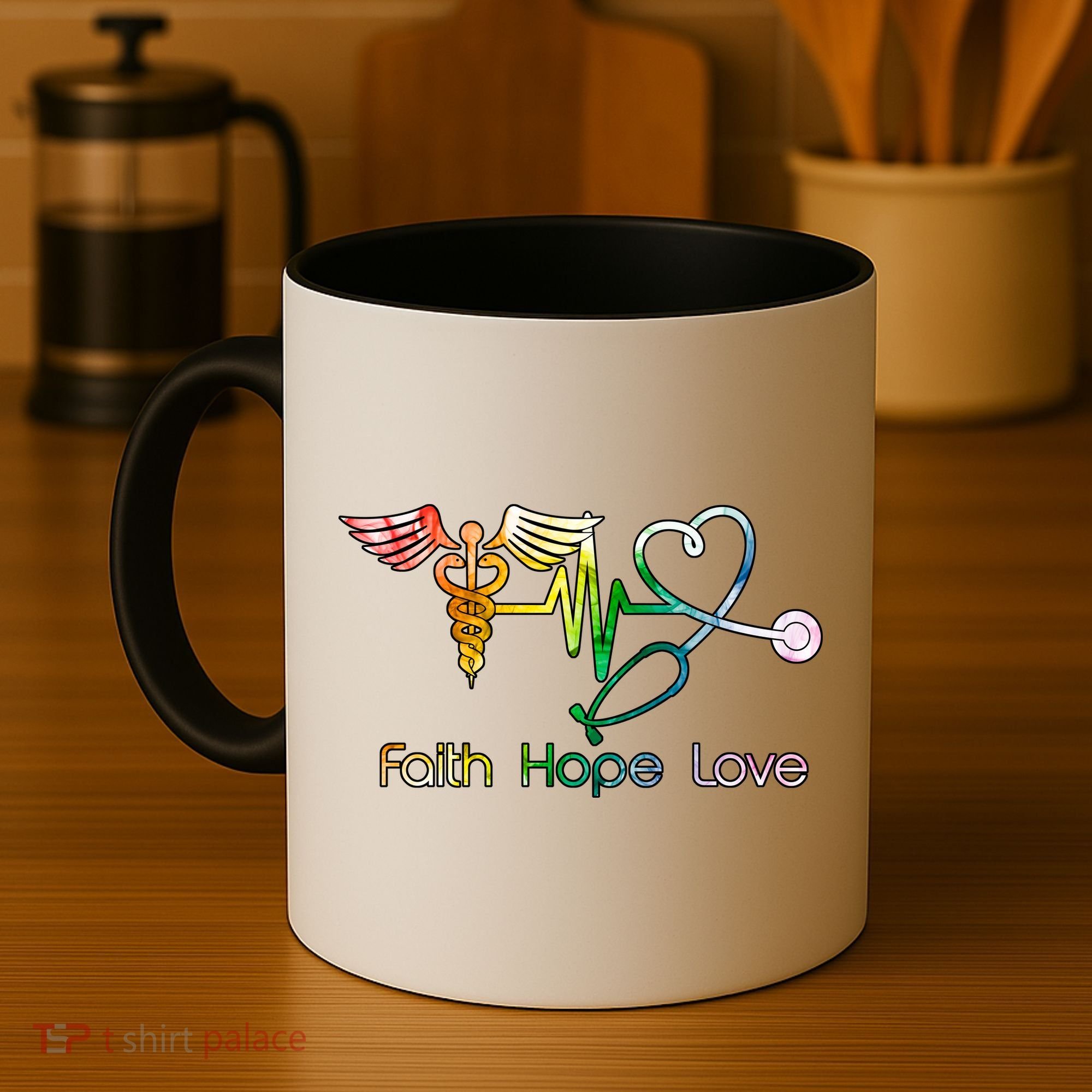 Faith Hope Love Nurse Coffee Mug