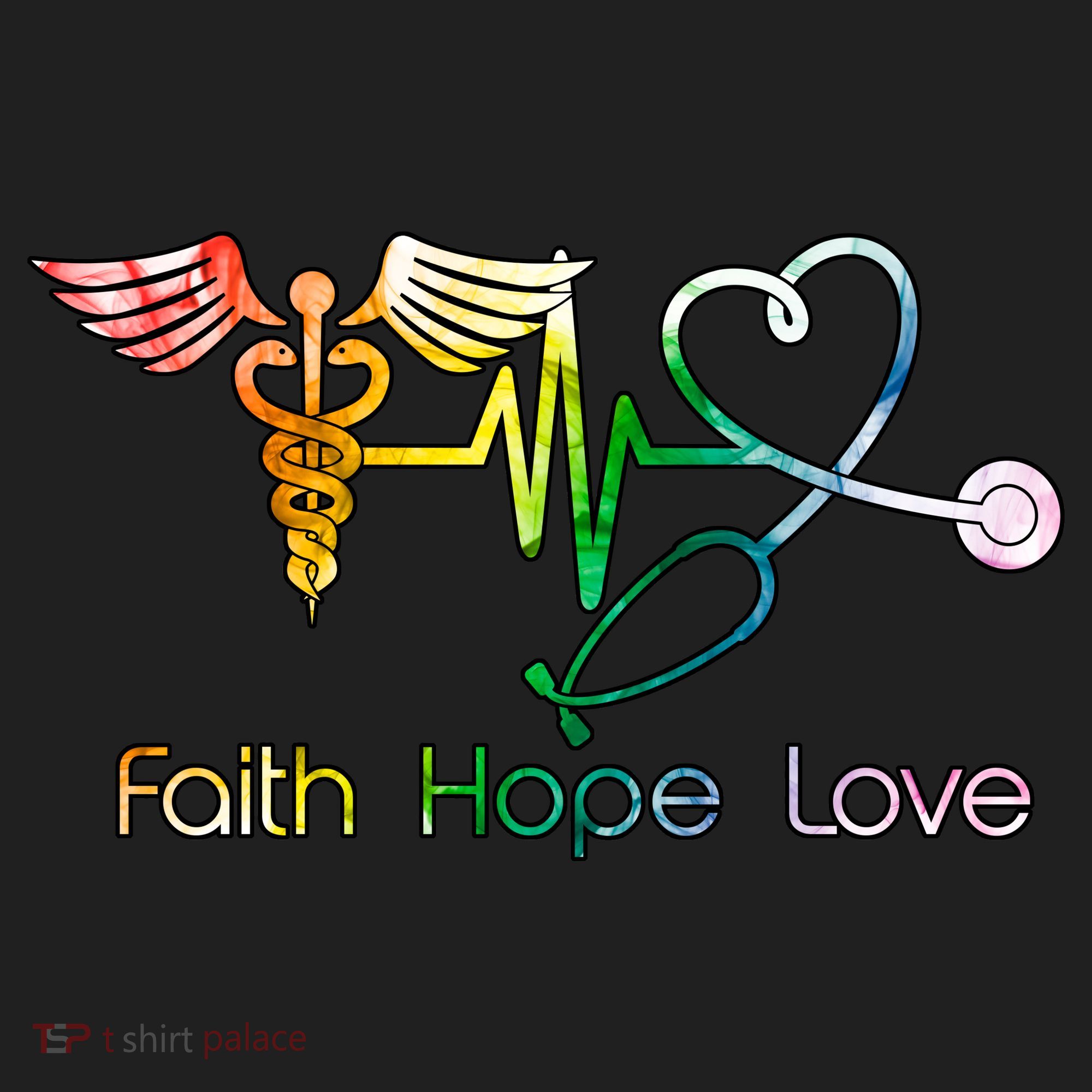 Faith Hope Love Nurse Tumbler