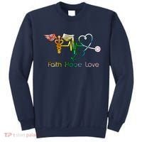 Faith Hope Love Nurse Sweatshirt thumb 0