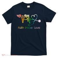 Faith Hope Love Nurse T-Shirt thumb 0